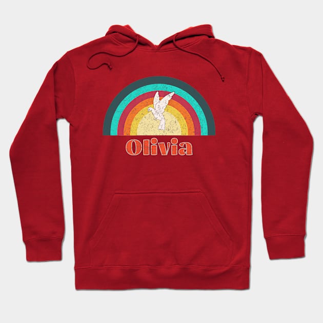 Olivia- Vintage Faded Style Hoodie by Jet Design